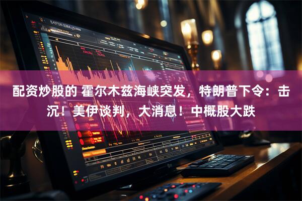 配资炒股的 霍尔木兹海峡突发，特朗普下令：击沉！美伊谈判，大消息！中概股大跌
